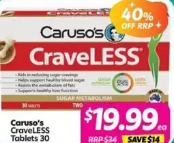 Your Discount Chemist Caruso's CraveLESS offer