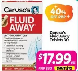 Your Discount Chemist Caruso's Fluid Away offer
