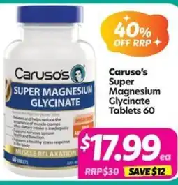Your Discount Chemist Caruso's Super Magnesium Glycinate offer