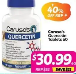 Your Discount Chemist Caruso's Quercetin offer