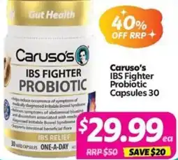 Your Discount Chemist Caruso's IBS Fighter Probiotic offer