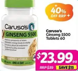Your Discount Chemist Caruso's Ginseng 5500 offer