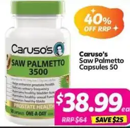 Your Discount Chemist Caruso's Saw Palmetto offer