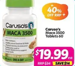 Your Discount Chemist Caruso's Maca 3500 offer