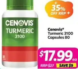 Your Discount Chemist Cenovis* Turmeric 3100 offer