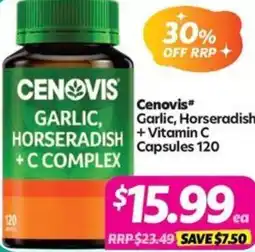 Your Discount Chemist Cenovis Garlic, Horseradish +Vitamin C offer