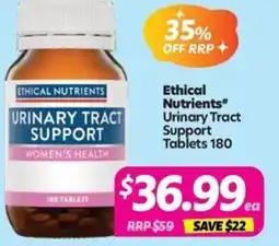 Your Discount Chemist Ethical Nutrients" Urinary Tract Support offer