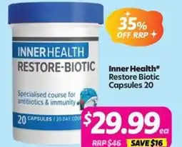 Your Discount Chemist Inner Health Restore Biotic offer