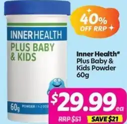 Your Discount Chemist Inner Health* Plus Baby & Kids Powder offer
