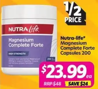 Your Discount Chemist Nutra-life Magnesium Complete Forte offer