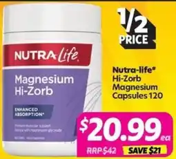 Your Discount Chemist Nutra-life" Hi-Zorb Magnesium offer