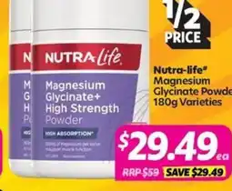 Your Discount Chemist Nutra-life* Magnesium Glycinate Powder offer