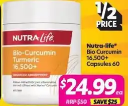 Your Discount Chemist Nutra-life Bio Curcumin 16,500+ offer