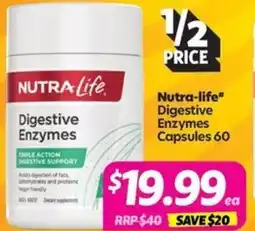 Your Discount Chemist Nutra-life* Digestive Enzymes offer