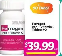 Your Discount Chemist Ferrogen Iron + Vitamin C offer