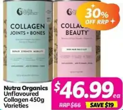 Your Discount Chemist Nutra Organics Unflavoured Collagen offer