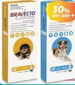Your Discount Chemist Bravecto Dog Spot On offer