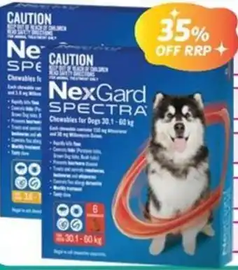 Your Discount Chemist Nexgard Spectra Dog offer