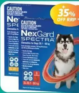 Your Discount Chemist Nexgard Spectra Dog offer