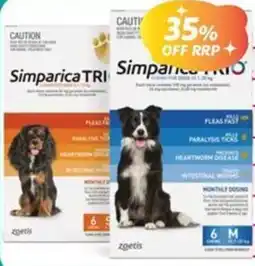 Your Discount Chemist Simparica Trio offer