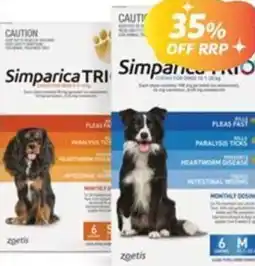 Your Discount Chemist Simparica Trio offer