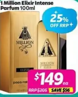 Your Discount Chemist 1 Million Elixir Intense Parfum offer