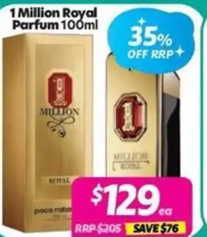 Your Discount Chemist 1 Million Royal Parfum offer