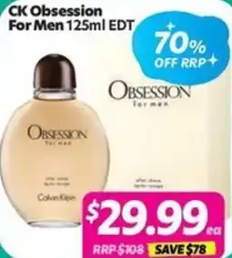 Your Discount Chemist CK Obsession For Men offer