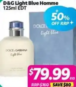 Your Discount Chemist D&G Light Blue Homme offer