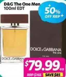 Your Discount Chemist D&G The One Men offer