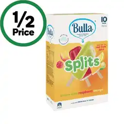 Woolworths Bulla Everyday or Variety Multipacks 472-750ml Pk 8-14 - From the Freezer offer