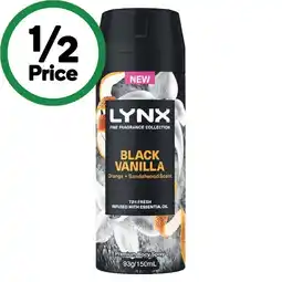Woolworths Lynx Premium Body Spray 150ml offer