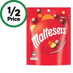 Woolworths Mars M&M’s, Maltesers or Pods 120-180g offer