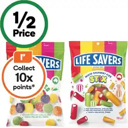 Woolworths Life Savers 150-200g offer