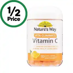 Woolworths Nature’s Way Adult Vita Gummies Vitamin C Pk 120 offer