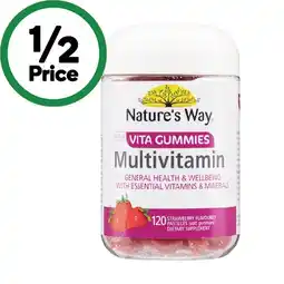 Woolworths Nature’s Way Adult Vita Gummies Multivitamin Pk 120 offer