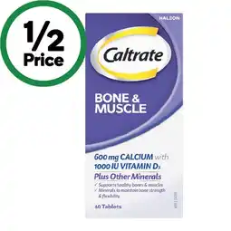 Woolworths Caltrate Bone & Muscle Health Tablets Pk 60 offer