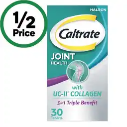 Woolworths Caltrate Joint Health Tablets Pk 30 offer