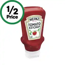 Woolworths Heinz Ketchup or Smokey Barbecue 500ml offer