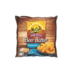 Woolworths McCain Beer Batter Chips or Wedges 750g – From the Freezer offer