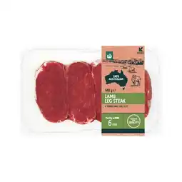 Woolworths Australian Lamb Leg Steak 540g offer