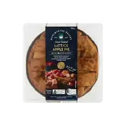 Woolworths Woolworths Lattice Apple Pie 750g offer