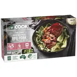 Woolworths Woolworths COOK Slow Cooked Chinese BBQ Pork Char Siu 560g offer