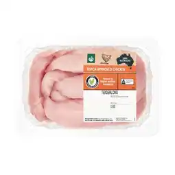 Woolworths Australian Fresh RSPCA Approved Chicken Tenderloins 600g offer
