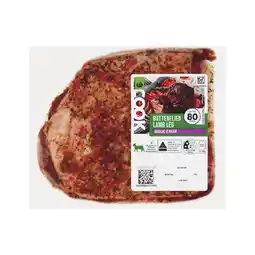 Woolworths Woolworths COOK Butterflied Lamb Leg with Garlic & Herbs offer