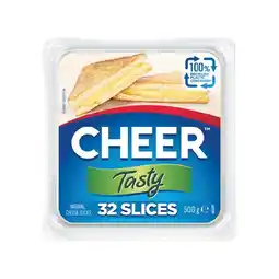 Woolworths Cheer Cheese Slices 500g offer
