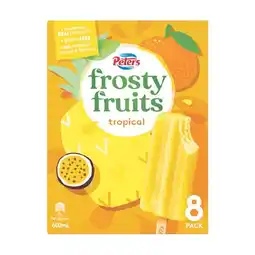 Woolworths Peters Frosty Fruits 420-600ml Pk 6-8 – From the Freezer offer