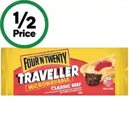 Woolworths Four’N Twenty Traveller Pie or Sausage Rolls 160-180g offer