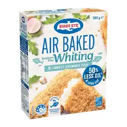 Woolworths Birds Eye Air Baked Fish 250-380g offer