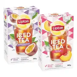 Woolworths Lipton Iced Tea Sachets Pk 20 offer